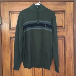 U.S. Polo ASSN Green Sweater